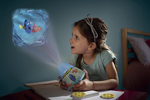 Philips Lighting Proyector y luz nocturna 2 en 1, 0.1 W, Azul claro, Finding Dory