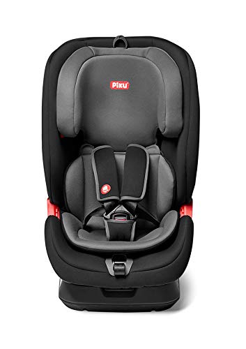 Piku NI20.6445 Kanda - Silla de Coche Grupo, 123 Isofix, Color Gris/Negro