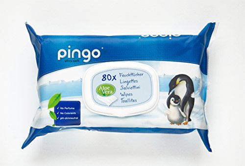 Pingo Toallitas para bebé, 12 Paquetes de 80 unidades