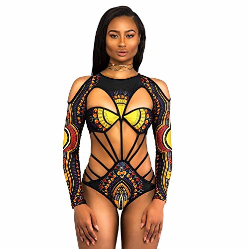 PinkLu Bikini éTnico Vintage Estampado Africano para Mujer Traje De BañO De Bikini con Estampado Africano para Mujer De Sujetador Acolchado Ropa De Playa