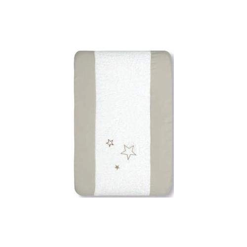 Pirulos Osito Star - Funda para cambiador ajustable, color lino