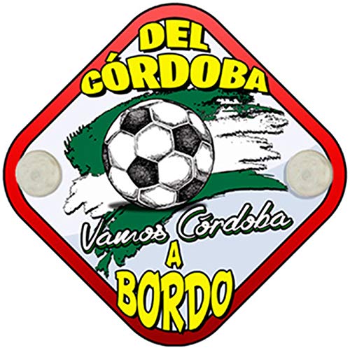 Placa bebé a bordo hincha del Córdoba a bordo