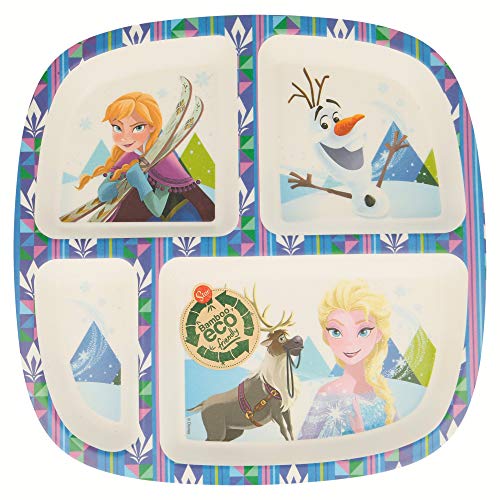 PLATO BAMBU DIVIDIDO FROZEN BEST OF DISNEY