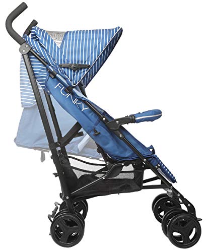 Play Funky - Silla de paseo plegable tipo paraguas, Color Nautic Blue