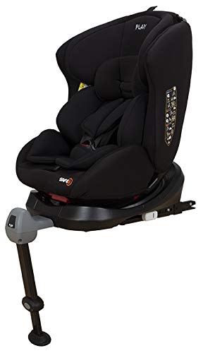 Play Safe 6 - Silla de Coche, Grupo 0 1 2 3, Unisex, Negro