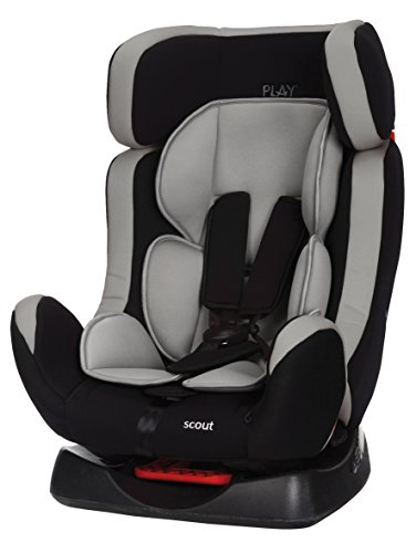 Play Scout, Silla de coche grupo 0+/1/2, negro/gris