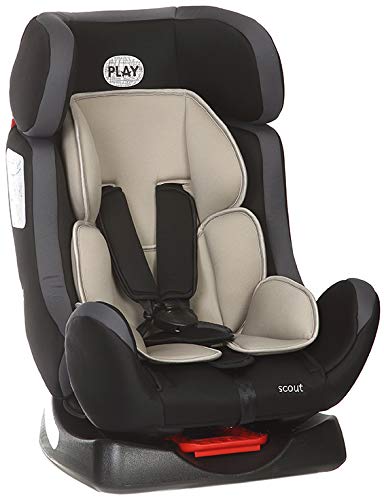 Play Scout, Silla de coche grupo 0+/1/2, negro/gris