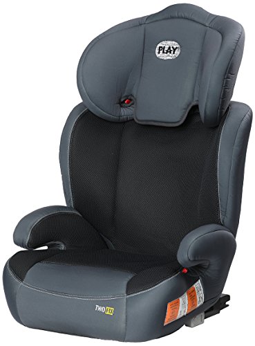 Play Two Fix, Silla de coche grupo 2/3 Isofix, gris/negro