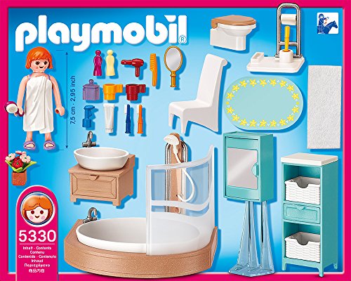 PLAYMOBIL - Baño, Set de Juego (5330)