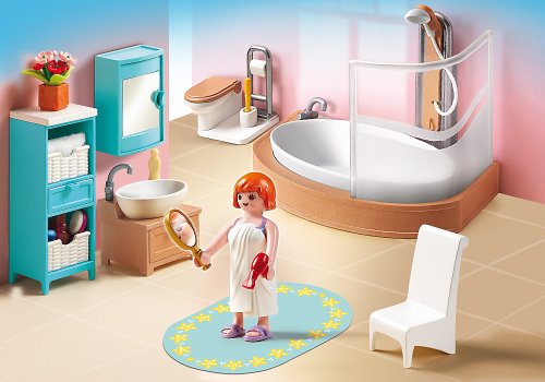 PLAYMOBIL - Baño, Set de Juego (5330)