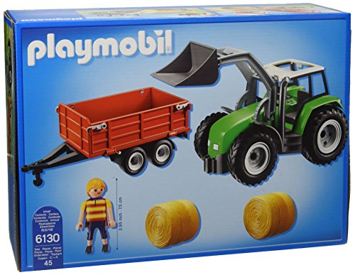 PLAYMOBIL - Tractor con tráiler (61300)