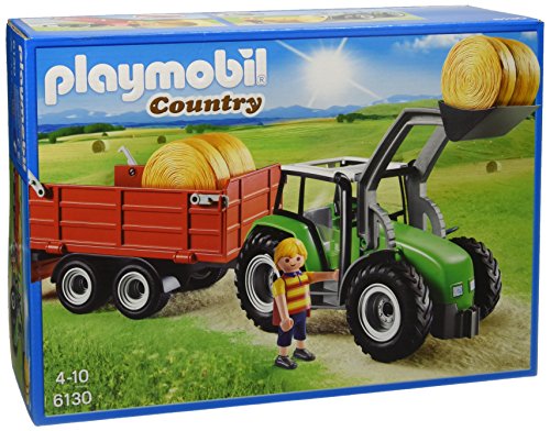 PLAYMOBIL - Tractor con tráiler (61300)