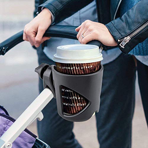 Portavasos,Topist Portavasos para Cochecito Portabebidas universal Bebida y Portavasos y está equipado con un Gancho Adecuado para Baby Buggy y Bicicleta