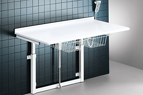 Pressalit höhenverstellbarer cambiador r8712 de eléctrica como pared wickel mesa/cambiador de, plástico, blanco, apto para Públicas y privadas