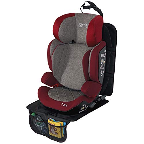 Protector Asiento Coche Silla Bebe Grand et isofix Antideslizante Tamaño; Color Negro