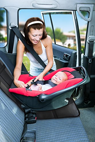 Protector de Asientos Automotrices (Material Premium Royal Oxford) - Isofix – Protege la Tapicería de los Asientos Infantiles – Resistente al Agua, Acolchado, con Bolsillos de Almacenamiento