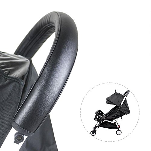 Pueri Fundas de Protectora Universal para Manilllar de Carrito Bebés Fundas de Cuero PU para Empuñadora de Silla de Paseo