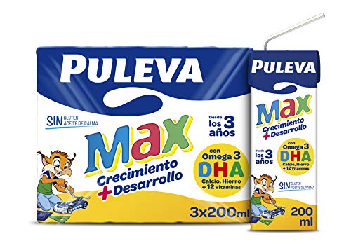 Puleva Max Leche Crecimiento y Desarrollo - 3 x 200 ml