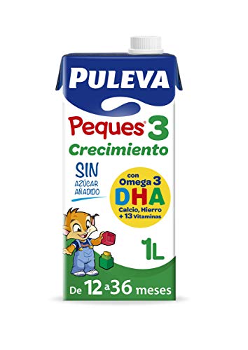 Puleva Peques 3 Leche de Crecimiento Tipo 3 Pack de 6 x 1Lt