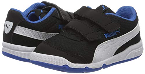 PUMA STEPFLEEX 2 Mesh VE V INF, Zapatillas Unisex niños, Negro Black White/Palace Blue, 22 EU