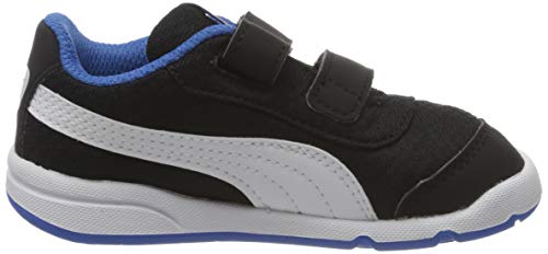 PUMA STEPFLEEX 2 Mesh VE V INF, Zapatillas Unisex niños, Negro Black White/Palace Blue, 22 EU