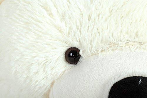 QIANGUANG Almohada Gigante Oso de Peluche Oso de Peluche Grande de Blanco 90cm