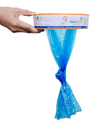 Recarga ChoiceRefill para el sistema Angelcare de cubetas de pañales (pack de 4)