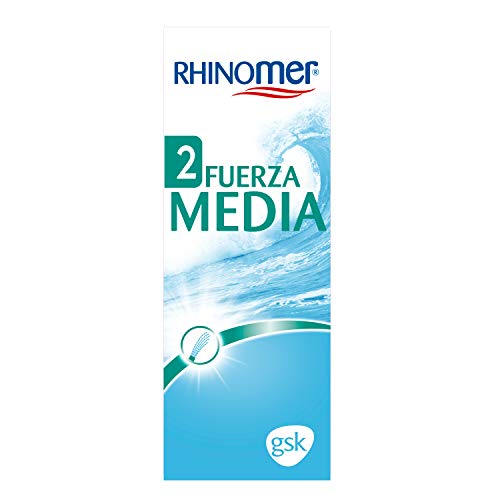 Rhinomer - Spray nasal 100% agua de mar, fuerza media 2, para adultos y niños a partir de 2 años - 135 ml