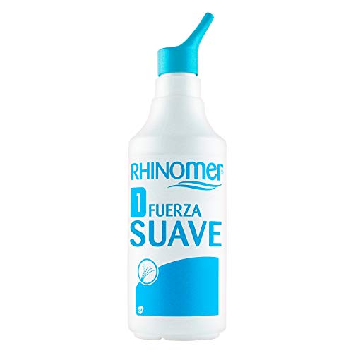 Rhinomer - Spray nasal 100% agua de mar, fuerza Suave 1, para adultos y niños a partir de 1 año - 135 ml