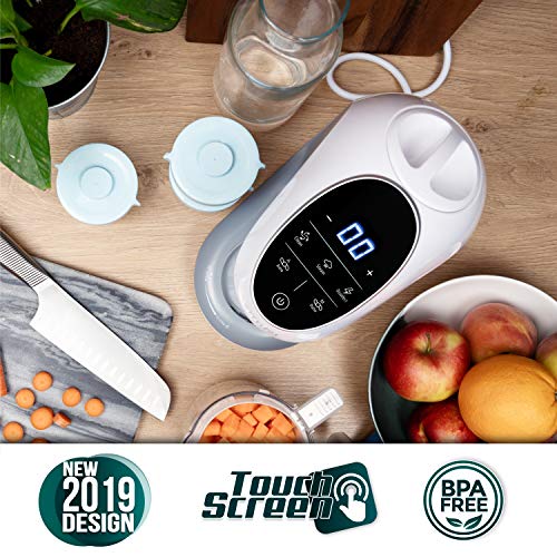 Robot de cocina Multifuncion - Babycook Multifunción 7 en 1 para Bebés - Al vapor, Procesador de Alimentos, Limpieza Automática, Esterilizador de Biberones, Recalentar, Descongela - Robot cocina bebe