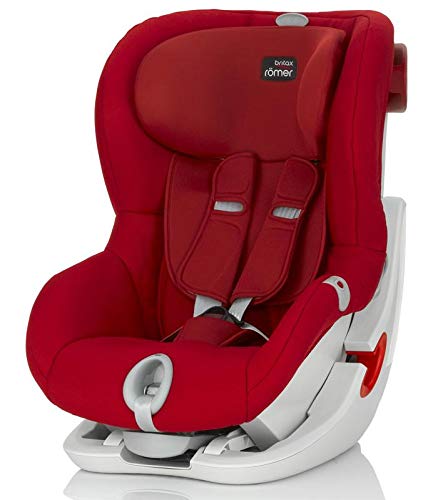 Römer King II LS, Silla de coche grupo 1 Isofix, rojo (Flame Red)