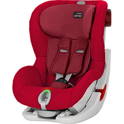 Römer King II LS, Silla de coche grupo 1 Isofix, rojo (Flame Red)