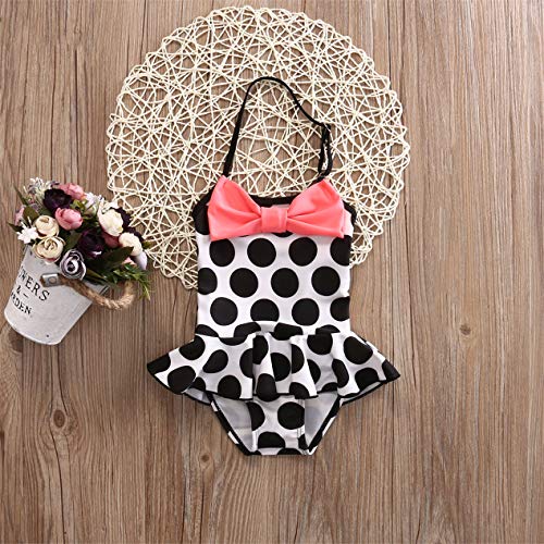 Ropa Bebe NiñA Verano 1-8 AñOs De Edad NiñAs De NiñOs Tankini Bikini Traje De BañO Traje De BañO Ropa De Playa Punto De Onda Grande Traje De BañO De Una Sola Pieza