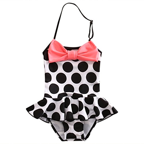 Ropa Bebe NiñA Verano 1-8 AñOs De Edad NiñAs De NiñOs Tankini Bikini Traje De BañO Traje De BañO Ropa De Playa Punto De Onda Grande Traje De BañO De Una Sola Pieza