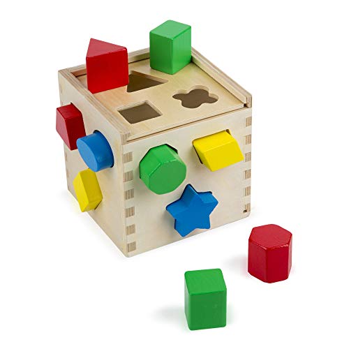 Sablon Melissa & Doug - Cubo para clasificar Formas (10575)