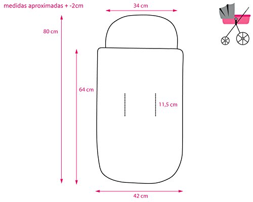 Saco PRIMAVERA/VERANO ENTRETIEMPO para CUCO/CAPAZO Impermeable modelo 111