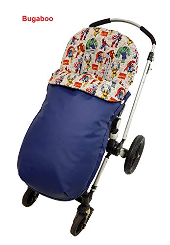 Saco silla de paseo universal. Varios modelos y colores disponinbles (Marvel Azul)