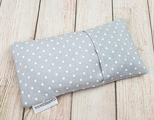 Saco térmico anti-cólicos bebé de semillas de trigo y lavanda.22 x 11cm (Gris topos)