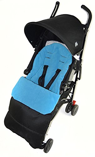 Saco/Cosy Toes Compatible con Maclaren Mark II cochecito carrito de bebé, color azul