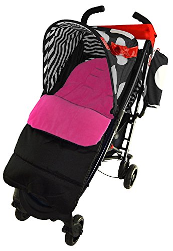 Saco/Cosy Toes Compatible con paseo Maclaren Quest Sport, color rosa