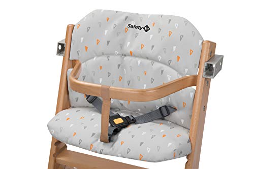 Safety 1st 2003191000 Timba Comfort Cushion - Cojín para trona (fijación rápida y sencilla, lavable), color gris