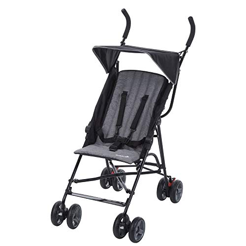 Safety 1st Flaps Silla Paseo ligera pesa solo 5,5 kg, plegable y compacta, reclinable 2 posiciónes, Cochecito de viaje, con capota solar, color black chic