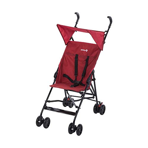 Safety 1st Peps Silla de Paseo ligera pesa solo 4,6 kg, plegable y compacta, Cochecito de viaje, con capota solar, color Red Chic