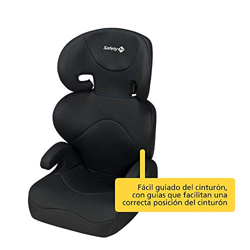 Safety 1st Road Safe Silla de coche grupo 2/3, reclinable en 2 posiciónes, Fácil y rápida de instalar con cinturón de seguridad, color Negro