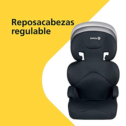 Safety 1st Road Safe Silla de coche grupo 2/3, reclinable en 2 posiciónes, Fácil y rápida de instalar con cinturón de seguridad, color Negro