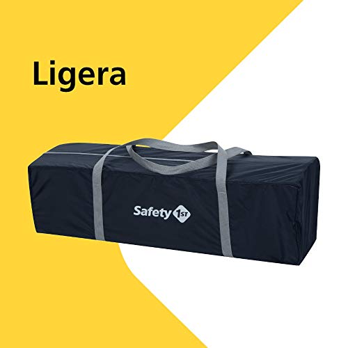 Safety 1st Soft Dreams Cuna de viaje plegable y portátil, adecuada para viajar, para bebés y niños 0 meses - 3 años, plegado compacto con bolsa de transporte, color Blue