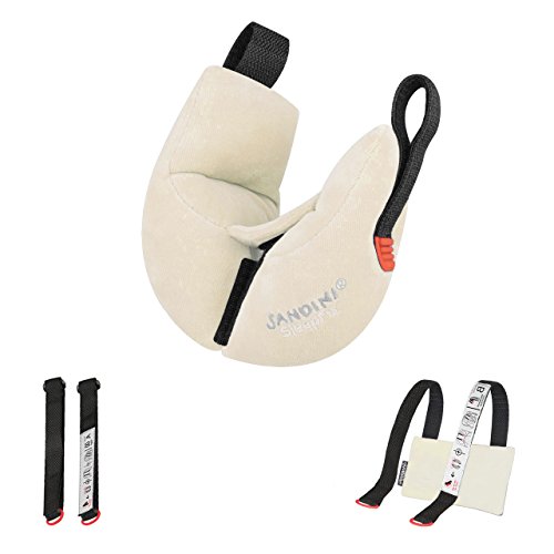 SANDINI SleepFix® Baby – cojín cervical con función - Accesorios de asiento infantil para coche/bicicleta/viaje - Reposacabezas/reductor de asiento/ evita que la cabeza de su hijo caiga mientras duerme