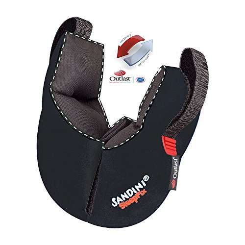 SANDINI SleepFix® Kids Outlast® – Cojín infantil con función de sujeción y compensación de temperatura - Accesorios de asiento infantil - Evita que la cabeza de su hijo caiga mientras duerme