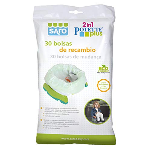 Saro 1051 - Bolsas de recambio para el orinal, unisex