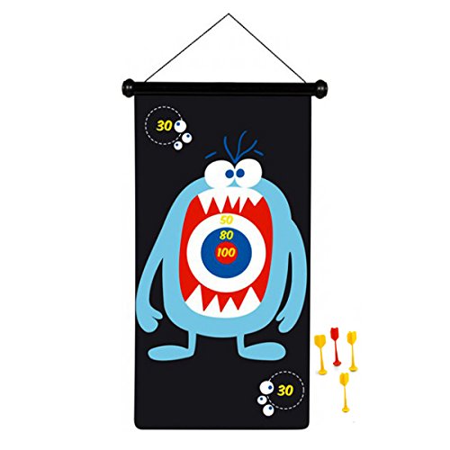 Scratch Dardos Monster magnéticamente 70 x 36 cm, diseño de Doble Cara